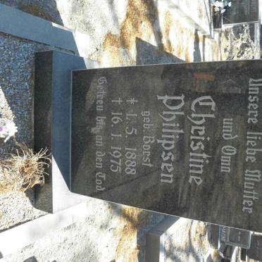 PHILIPSEN Christine nee BORST 1888-1975