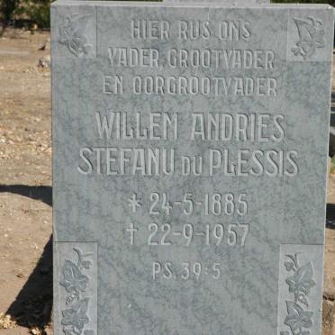 PLESSIS Willem Andries Stefanu, du 1885-1957