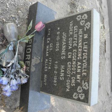 PIOREK Johannes Hans 1905-1987