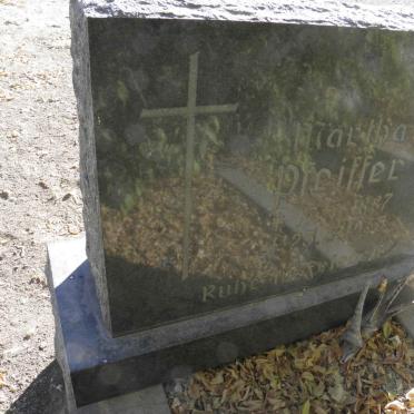 PFEIFFER Martha 1887-1955