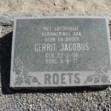 ROETS Gerrit Jacobus 1954-1977