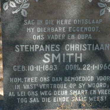 SMITH Stehpanes Christiaan 1883-1966