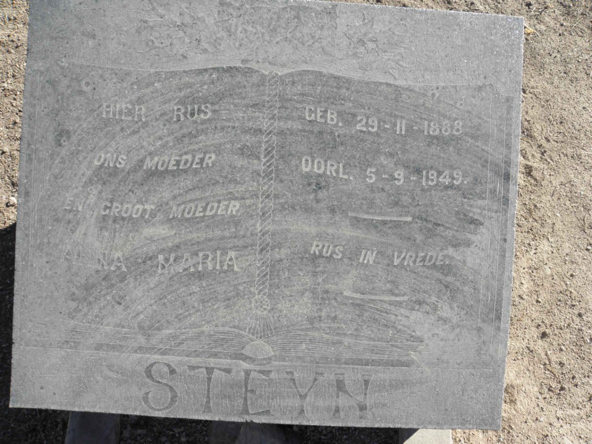 STEYN Anna Maria 1888-1949