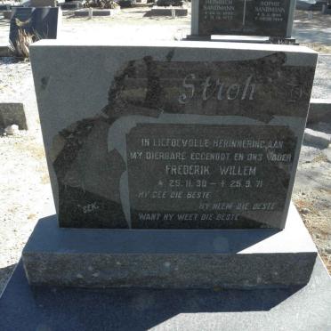 STROH Frederik Willem 1930-1971