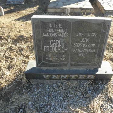 VENTER Carl Frederich 1932-1990