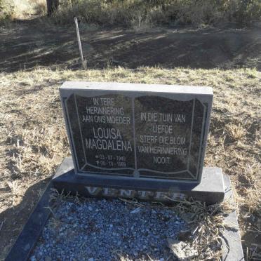 VENTER Louisa Magdalena 1940-1989