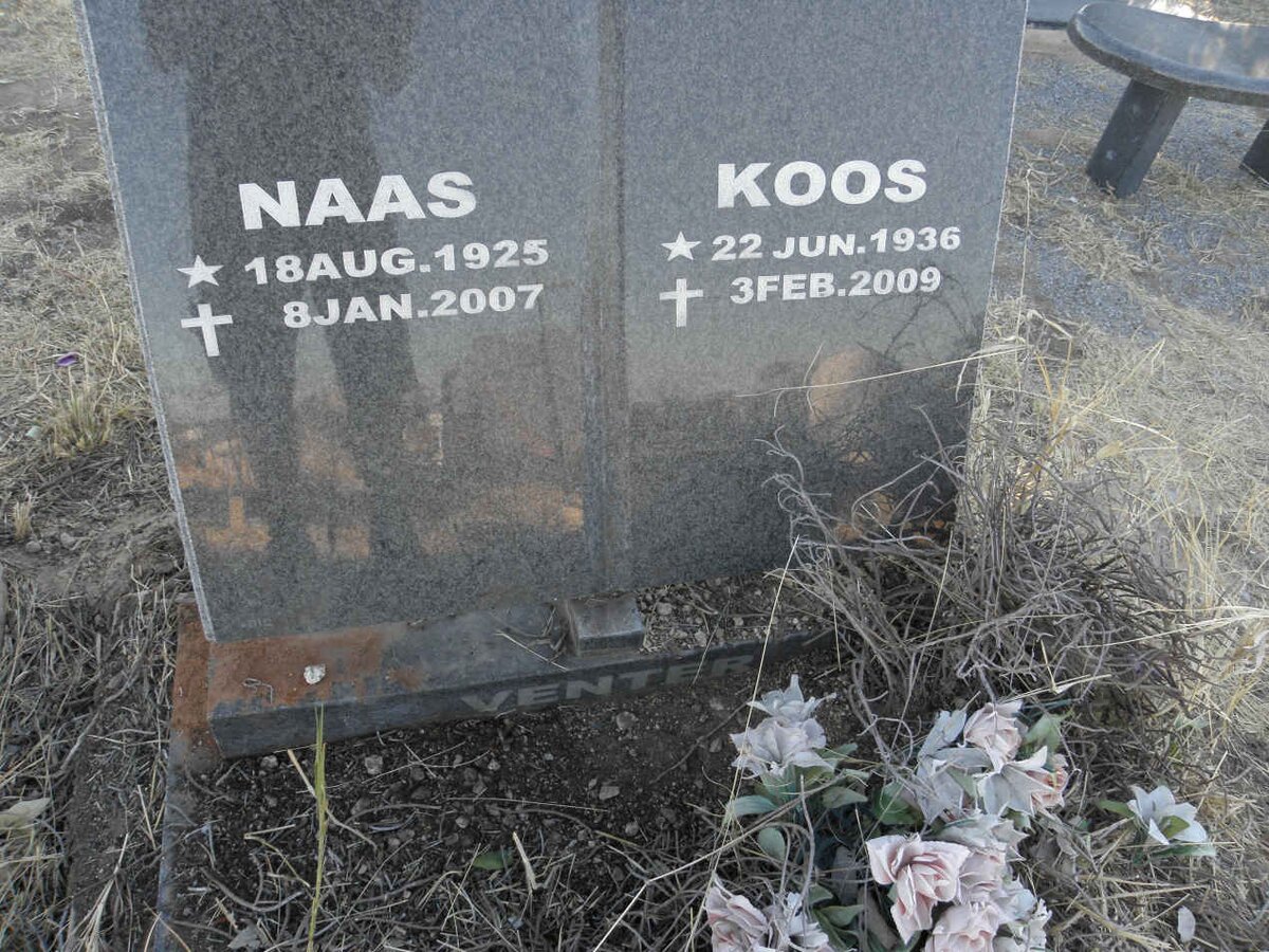 VENTER Naas 1925-2007 :: VENTER Koos 1936-2009