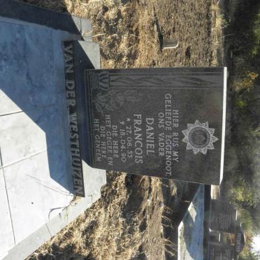 WESTHUIZEN Daniel Francois, van der 1955-1990