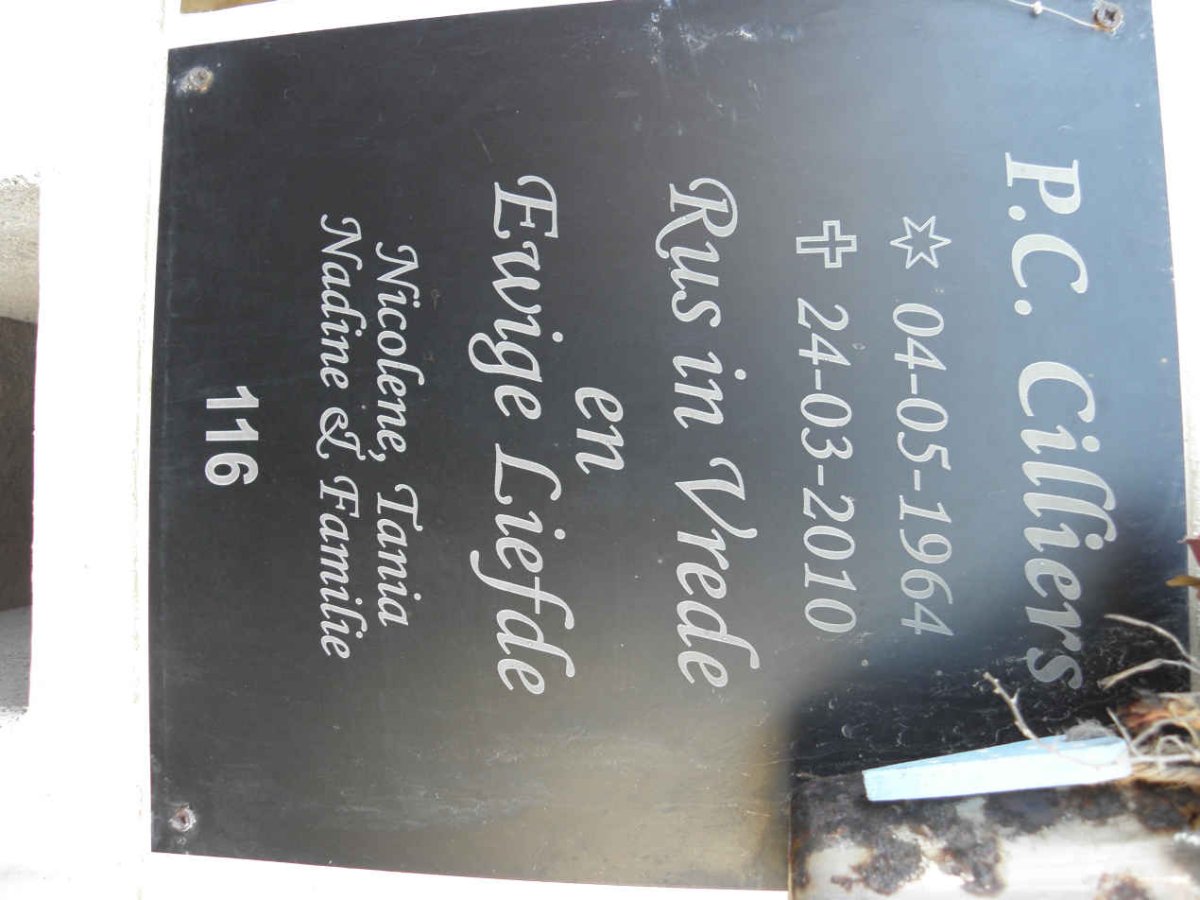 CILLIERS P.C. 1964-2010