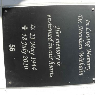 WIEHAHN Nicoleen 1944-2010