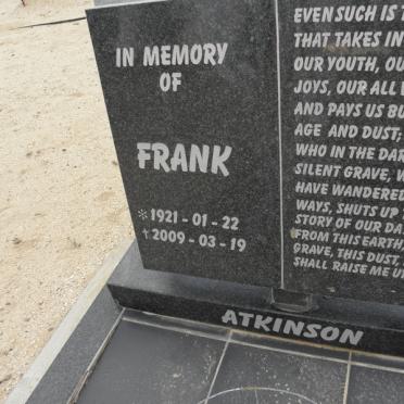 ATKINSON Frank 1921-2009