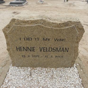 VELDSMAN Hennie 1975-2003