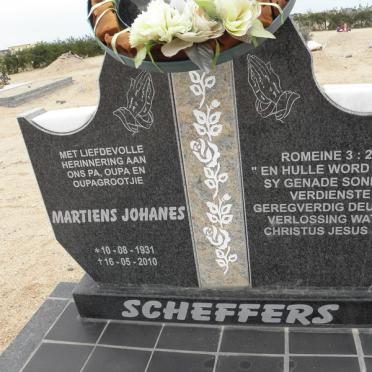 SCHEFFERS Martiens Johanes 1931-2010