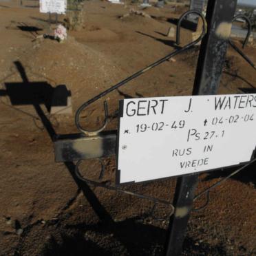 WATERS Gert J. 1949-2004