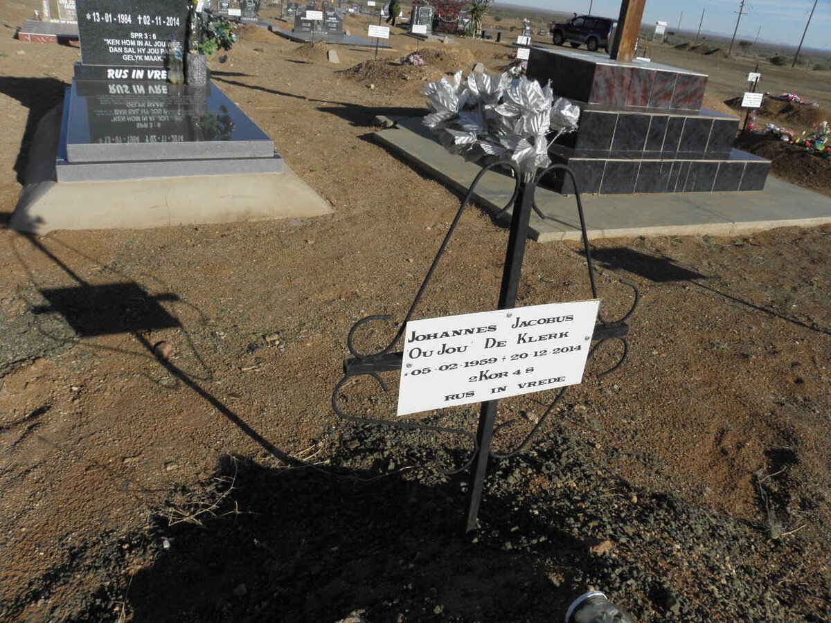 KLERK Johannes Jacobus, de 1959-2014