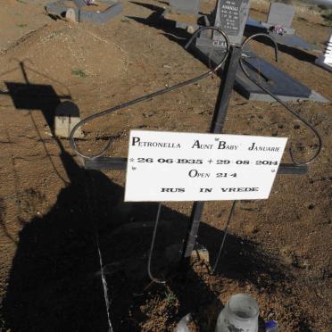 JANUARIE Petronella 1935-2014
