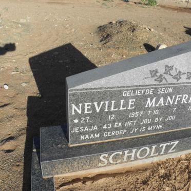 SCHOLTZ Neville Manfred 1957-1988