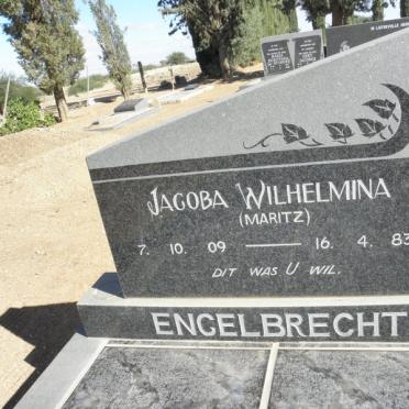 ENGELBRECHT Jacoba Wilhelmina nee MARITZ 1909-1983