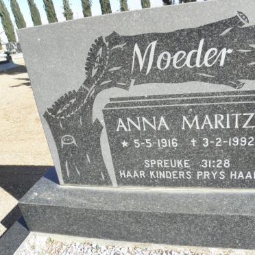 MARITZ Anna 1916-1992