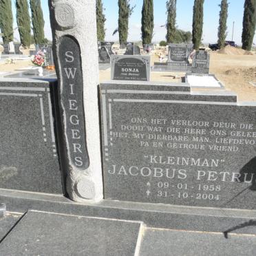 SWIEGERS Jacobus Petrus 1958-2004