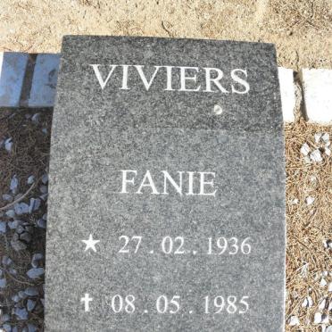 VIVIERS Fanie 1936-1985