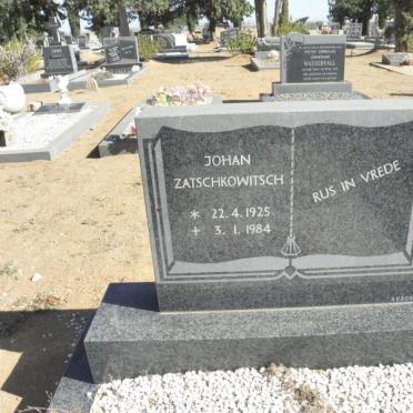 ZATSCHKOWITSCH Johan 1925-1984