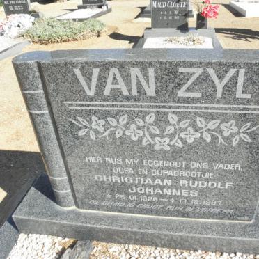 ZYL Christiaan Rudolf Johannes, van 1928-1997