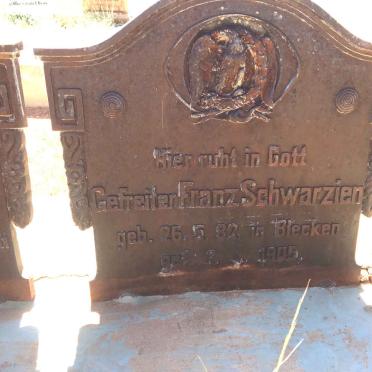 SCHWARZIEN Franz 1882-1905