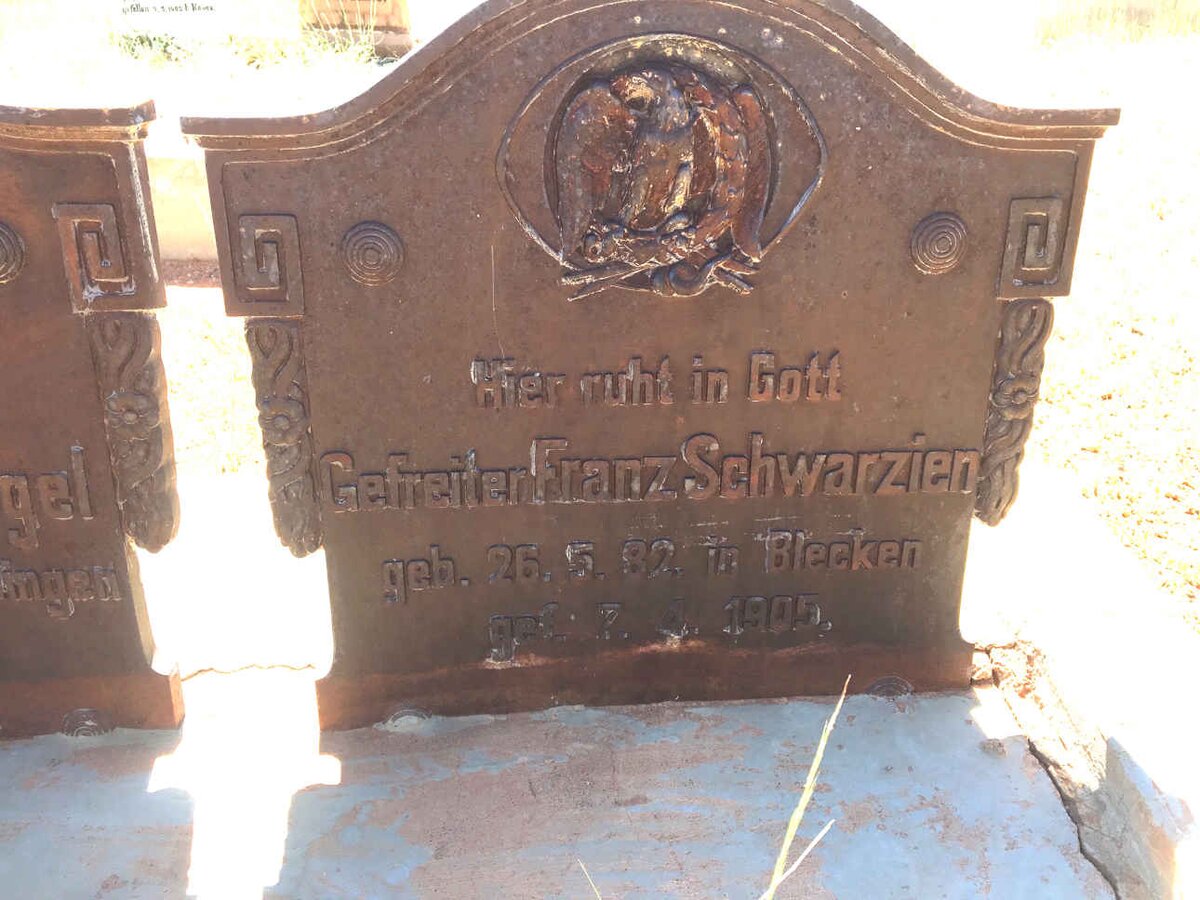 SCHWARZIEN Franz 1882-1905