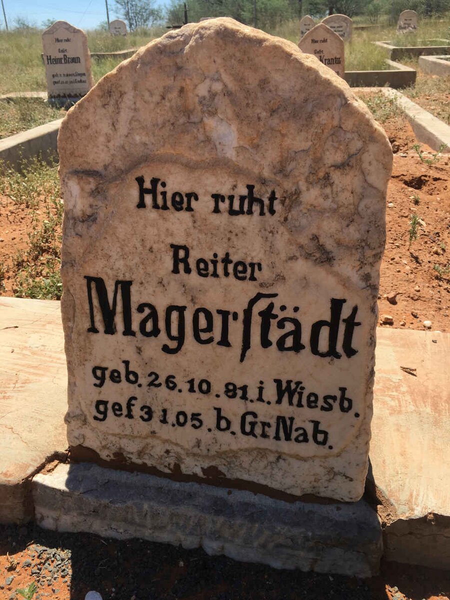 MAGERSTÄDT 1881-1905