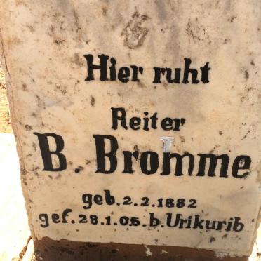 BROMME B. 1882-1905