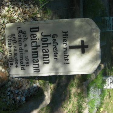 Namibia, OKAHANDJA, Historical cemetery situated at Rhenish Mission Church