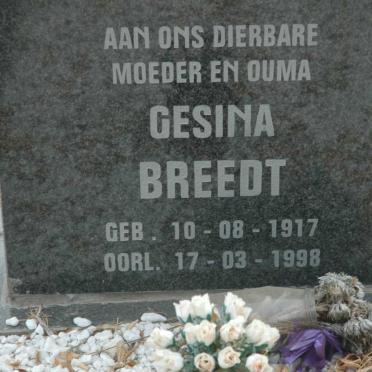BREEDT Gesina 1917-1998