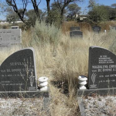 BLOMMESTEIN Servaas, van 1895-1965 &amp; Magdalena Christina VAN ANTWERPEN 1903-1970
