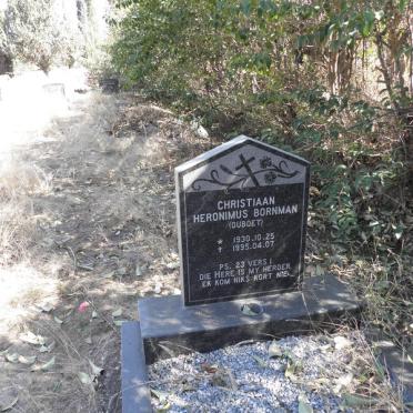 BORNMAN Christiaan Heronimus 1930-1955