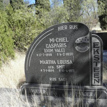 EKSTEEN Mi-Chiel Casparis 1890-1959 &amp; Martha Louisa SMIT 1899-1971