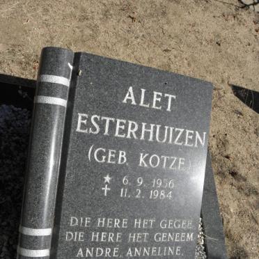 ESTERHUIZEN Alet nee KOTZE 1956-1984