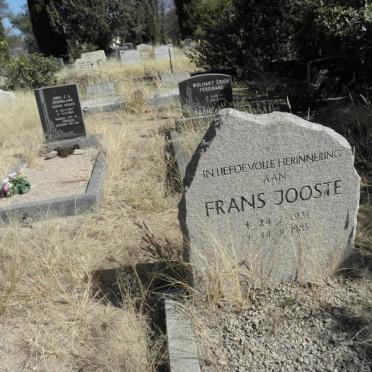 JOOSTE Frans 1931-1985