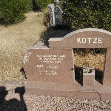 KOTZE Dirk Jacobus 1913-1995