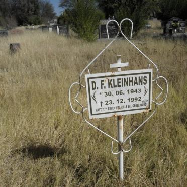 KLEINHANS D.F. 1943-1992