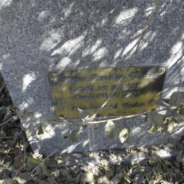 MAASS Alwyn Jacobus 1935-1982