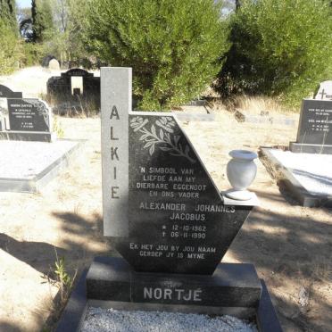 NORTJE Alexander Johannes Jacobus 1962-1990