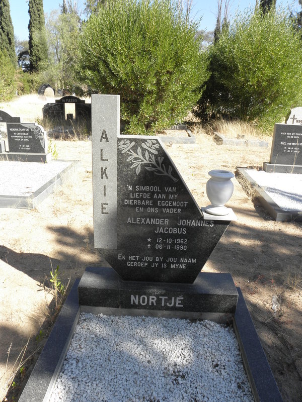 NORTJE Alexander Johannes Jacobus 1962-1990