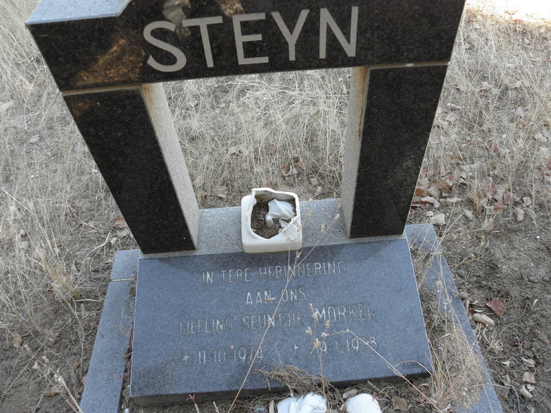 STEYN Morkel 1974-1978