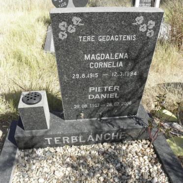 TERBLANCHE Pieter Daniel 1917-2006 &amp; Magdalena Cornelia 1915-1994