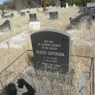 WESTHUIZEN Hester Gertruida, v. d. 1916-1975