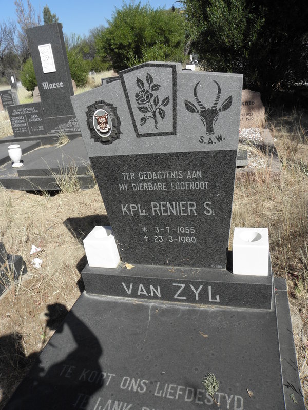 ZYL Renier S., van 1955-1980