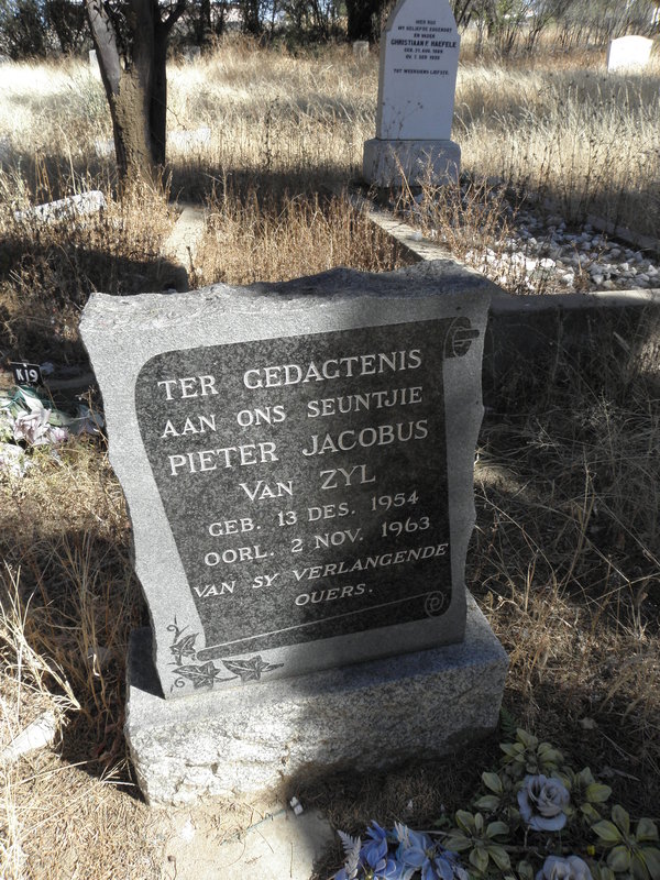 ZYL Pieter Jacobus, van 1954-1963