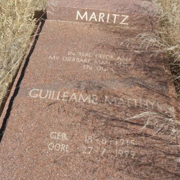 MARITZ Guilleame Matthys 1915-1999