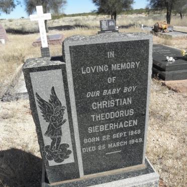 SIEBERHAGEN Christian Theodorus 1948-1949